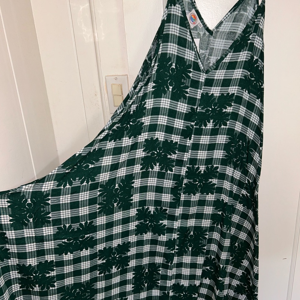 Woman’s Green Palaka Dress